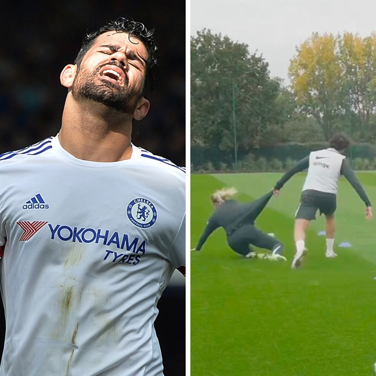 Costa na treningu srušio igračicu. Terry uz smijeh: "Nije ga briga ni za što"