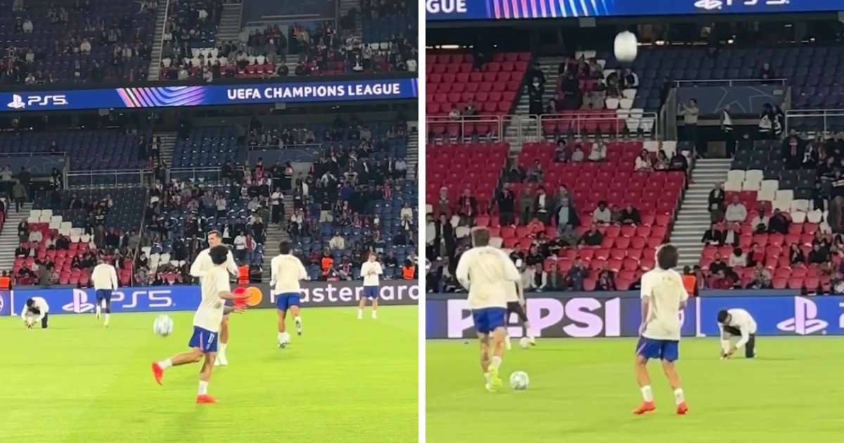 Ovako se zagrijava zvijezda PSG-a. "Molim?"