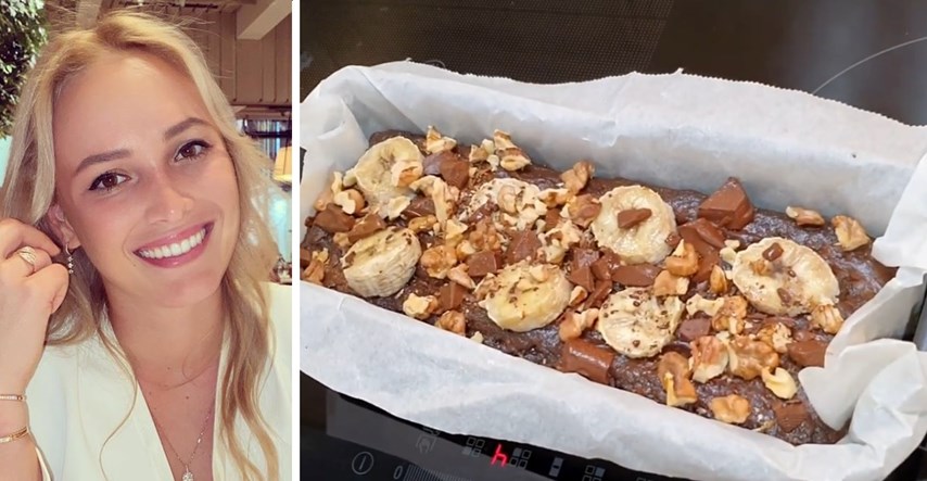 VIDEO Donna Vekić otkrila recept za svoj omiljeni brownie kruh od banane