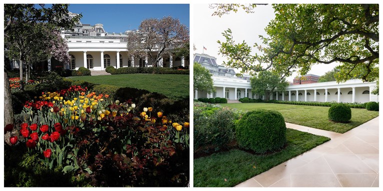 Melania preuredila vrt u Bijeloj kući pa razbjesnila Amerikance: "Uništila si ga"