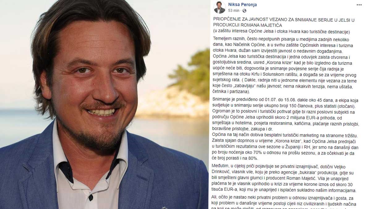 Načelnik Jelse o slučaju Romana Majetića: Vlasnik vile došao mi je u ured i prijetio