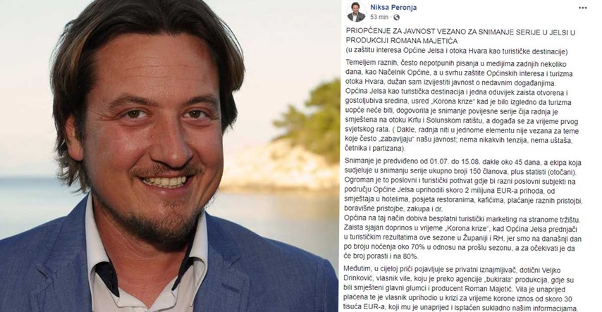 Načelnik Jelse o slučaju Romana Majetića: Vlasnik vile došao mi je u ured i prijetio