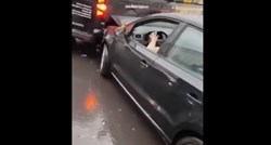 VIDEO Izazvala nesreću pa htjela pobjeći i udarila još jedno vozilo