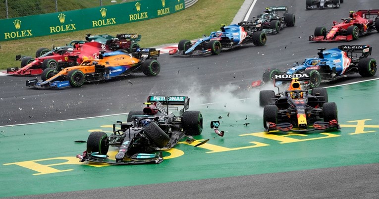 Pogledajte sudar na utrci Formule 1, morala su odustati petorica