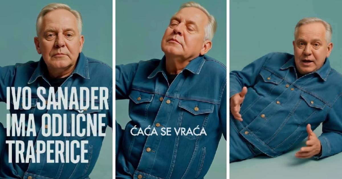 Ma kakva Sydney Sweeney? Ivo Sanader nosi bolje traperice, AI video postao hit