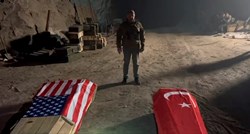 VIDEO Prigožin uz lijes prekriven američkom zastavom: Predali smo tijelo