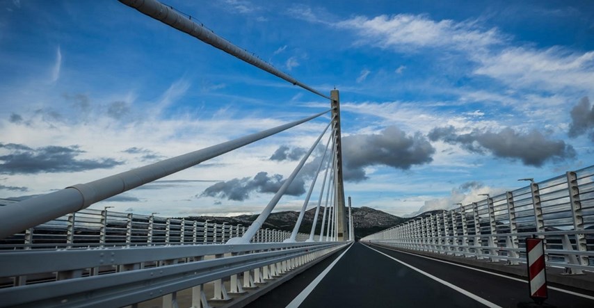 Ukrajinac vozio Pelješkim mostom u krivom smjeru