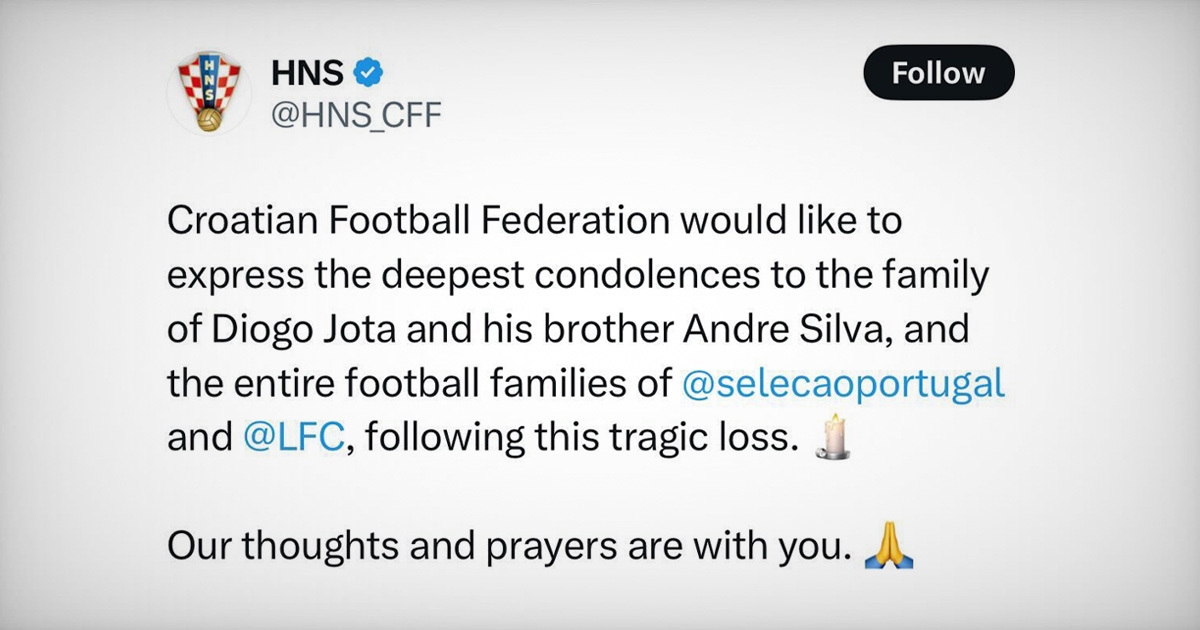 HNS se oprostio od Dioga Jote