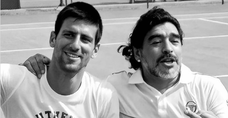 Đoković objavio fotografiju s Maradonom na teniskom terenu i poslao dirljivu poruku