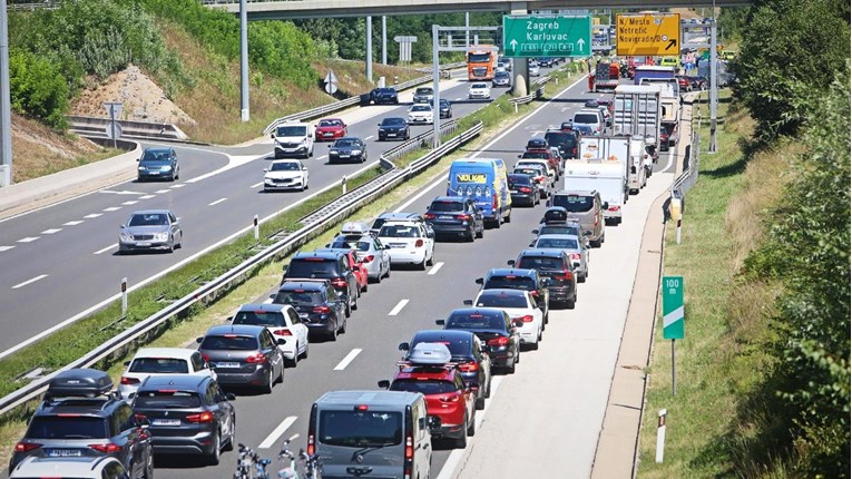 Prometna na A1 u Dalmaciji u smjeru Zagreba