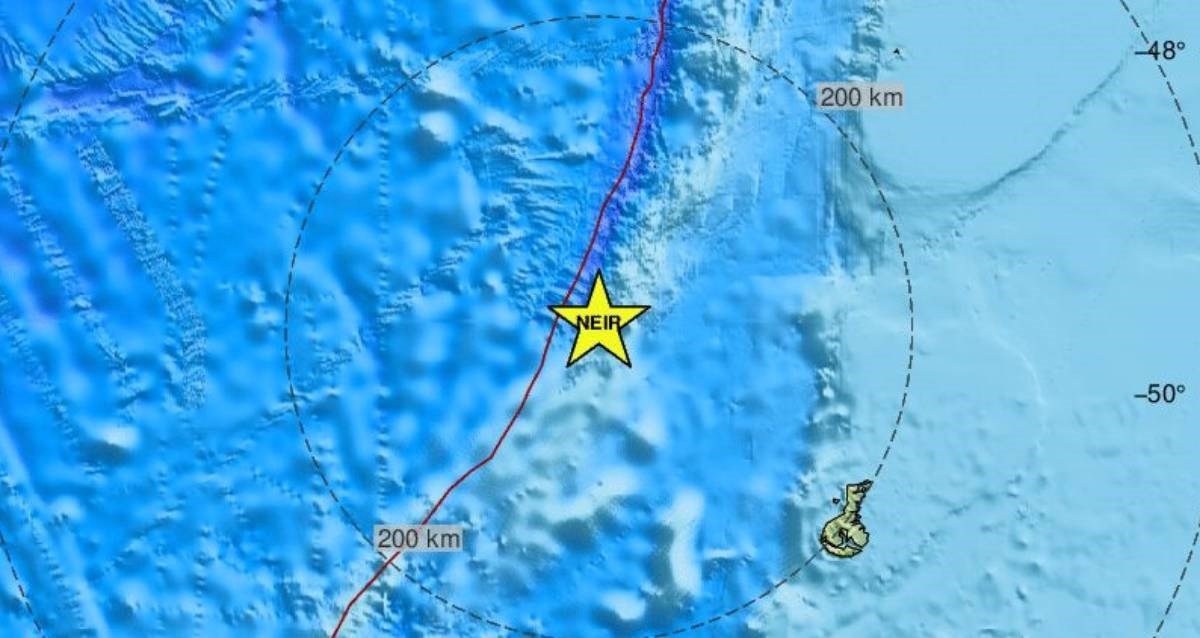 Potres na području Novog Zelanda magnitude 6.2