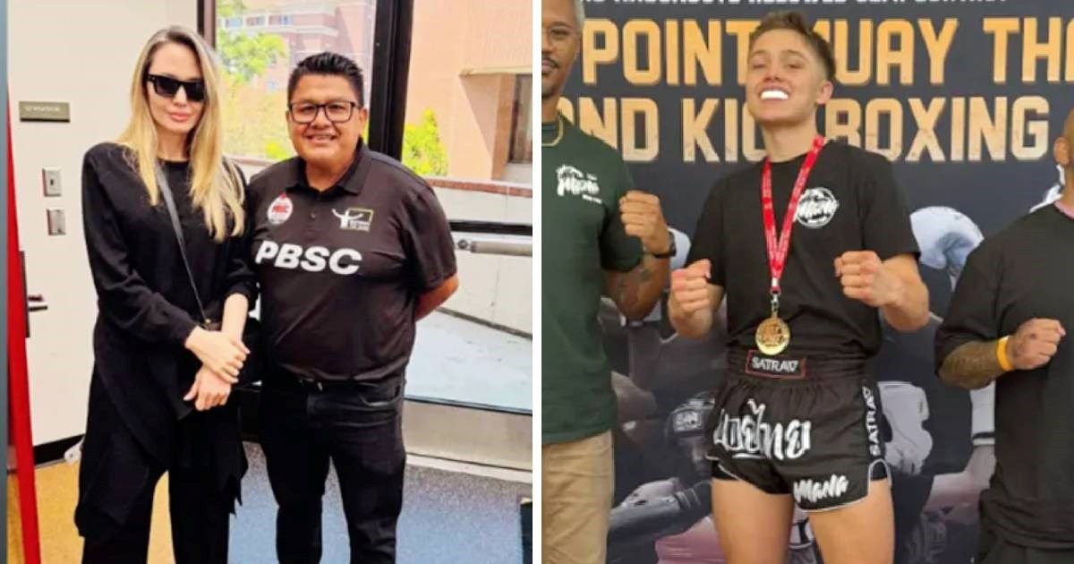 Angelina Jolie bodrila sina Knoxa (17) na turniru, pozirala je s njegovim trenerom