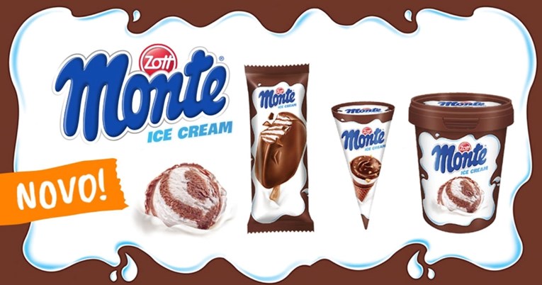 U Hrvatsku stižu Monte sladoledi, i to u tri verzije