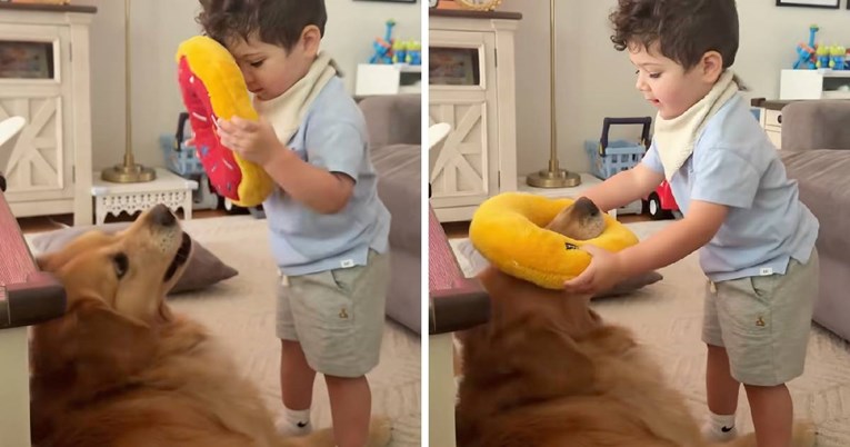 Mama je mislila da sin maltretira psa, a onda je shvatila da mu zapravo pomaže