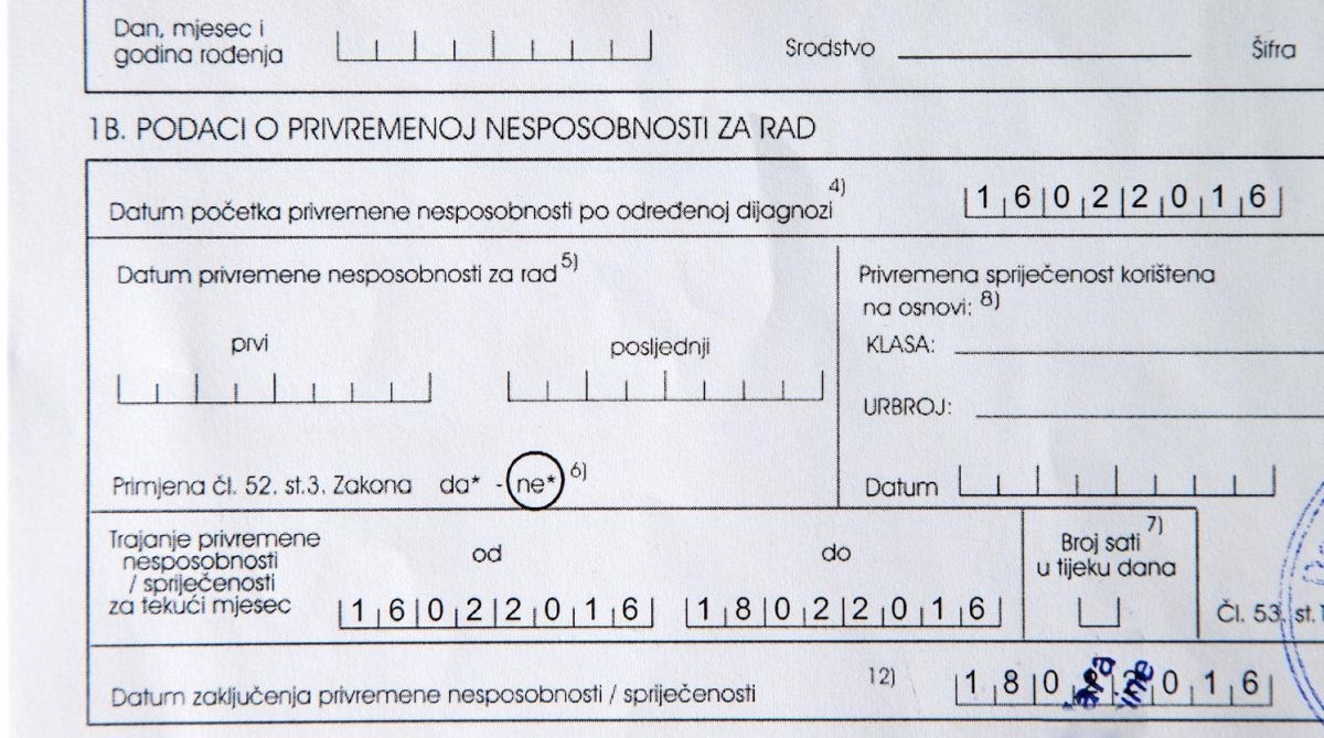 HZZO: Većina radnika poštena je u vezi s bolovanjem, ali neki odu na putovanje