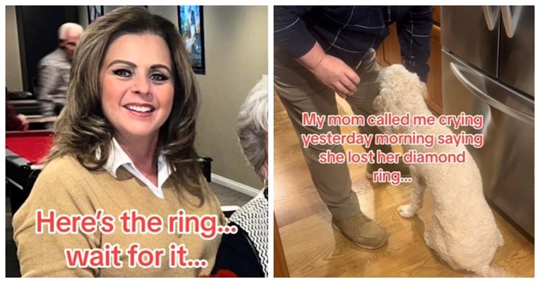 Vlasnica psa izgubila dijamantni prsten, pogledajte gdje je završio