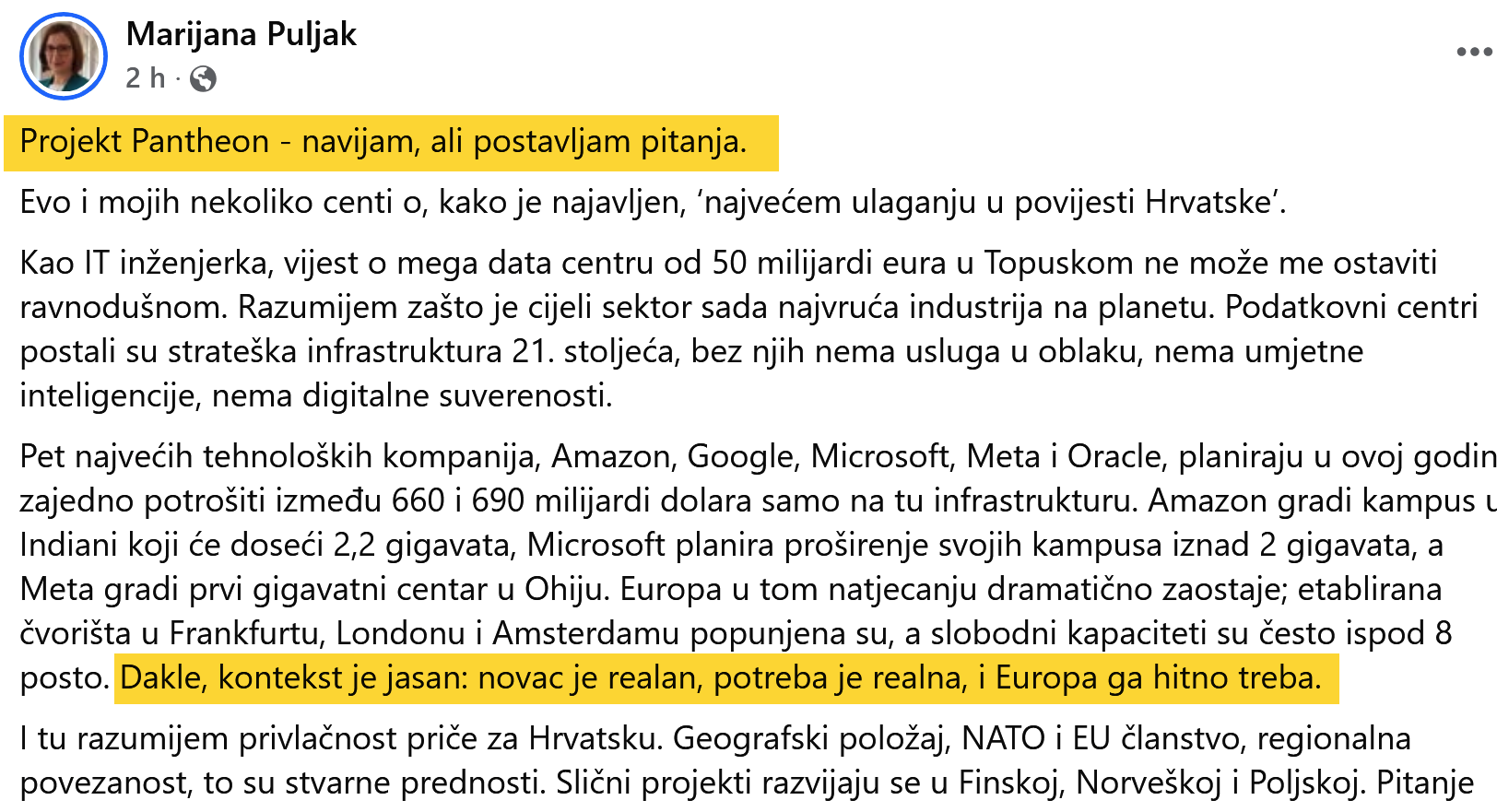 Marijana Puljak: Navijam za Pantheon, ali matematika ne drži vodu