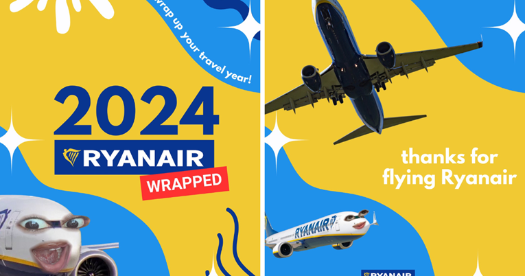 "Admin treba dobiti dobru božićnicu": Nakon Spotifya Ryanair objavio svoj Wrapped