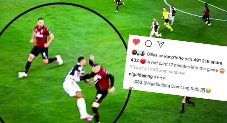 Nigel de Jong oduševio urnebesnim komentarom na Rebićev crveni karton