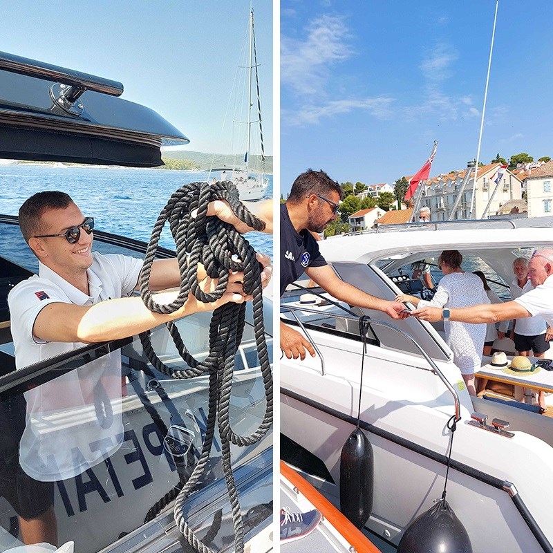 Bili smo u patroli na moru. Vozio jet ski bez dozvole, doznali smo kolika mu je kazna