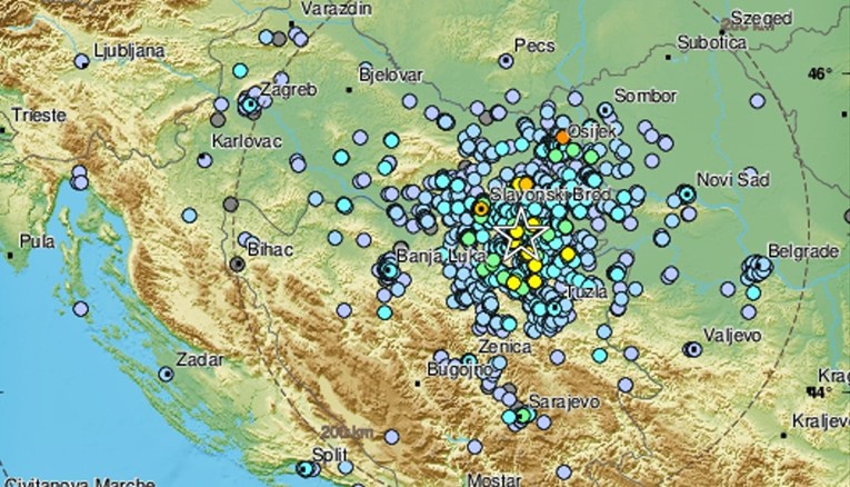Potres od 4.2 u BiH, osjetio se i u Hrvatskoj