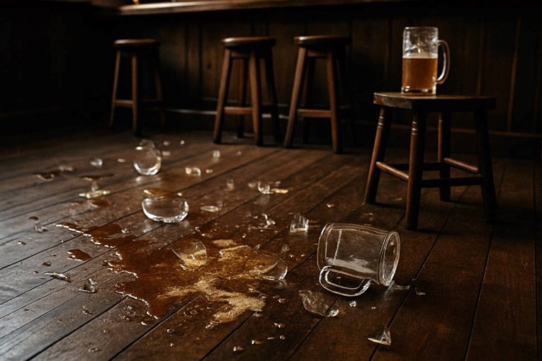 Mrtvi pijani se potukli u kafiću kod Okučana. Policija prijavila i konobaricu