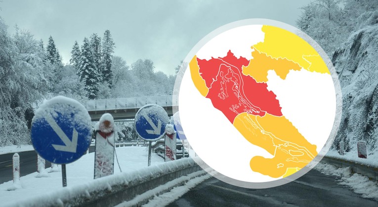 Što nas čeka sutra? Meteorolozi predviđaju snijeg, u gorju i do 40 cm