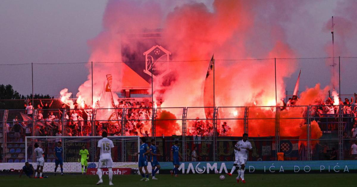 Torcida nakon poraza zapalila tribinu u Varaždinu