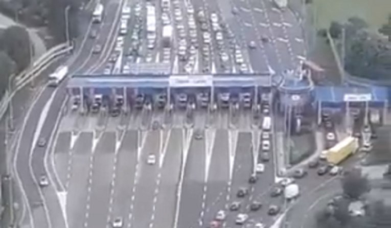 VIDEO Ovako izgleda današnja gužva na Lučkom iz zraka, policija upozorila vozače