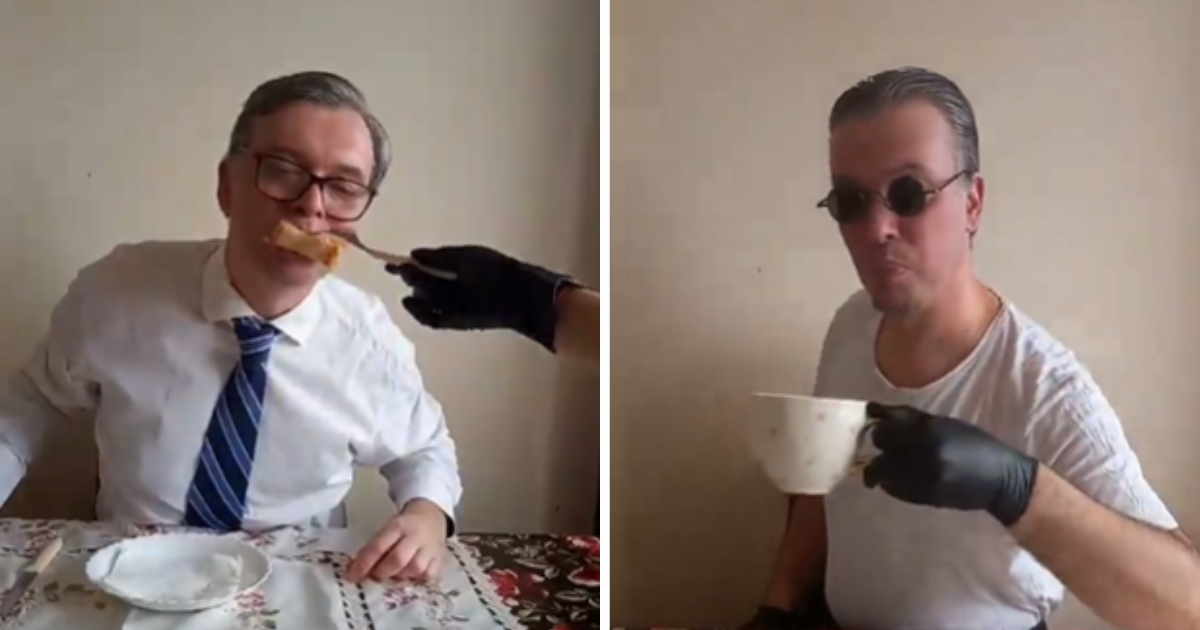 "Kod Nusreta na ručku": Komičar odglumio Vučića u posjetu Salt Baeu, video je hit