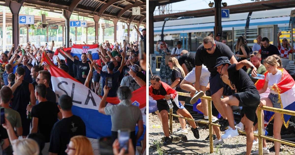 Thompsonovi fanovi okupirali Glavni kolodvor, navalili preko ograda