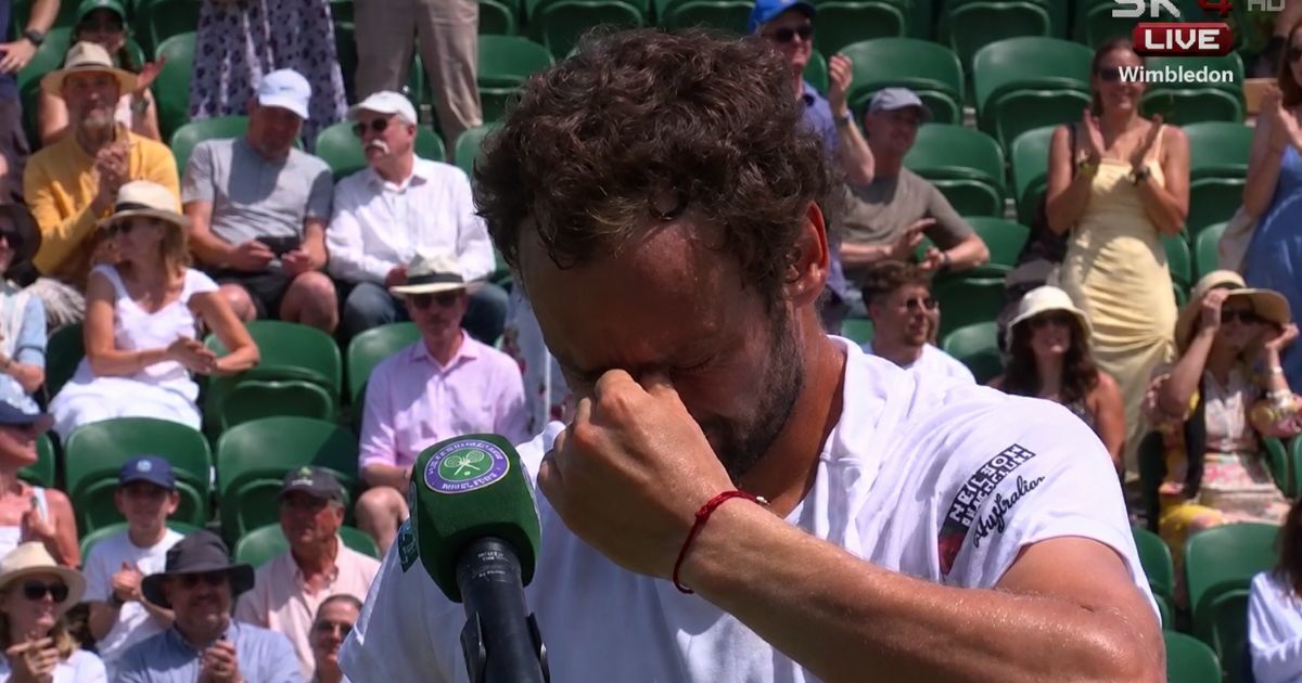 VIDEO Rus plakao nakon velike pobjede na Wimbledonu: "Nisam znao hoću li se vratiti"