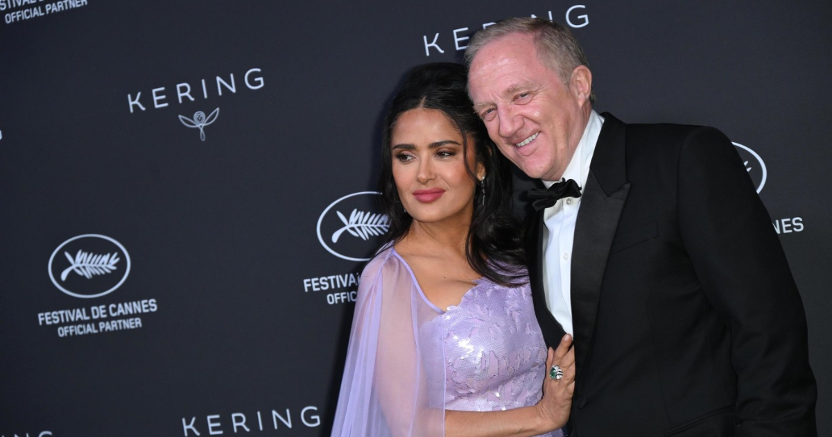 Salma Hayek i njezin muž privukli poglede u Cannesu, izgledali su baš sretno