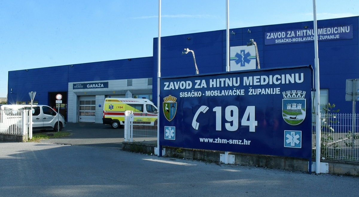 Obnovljena zgrada sisačkog Zavoda za hitnu medicinu