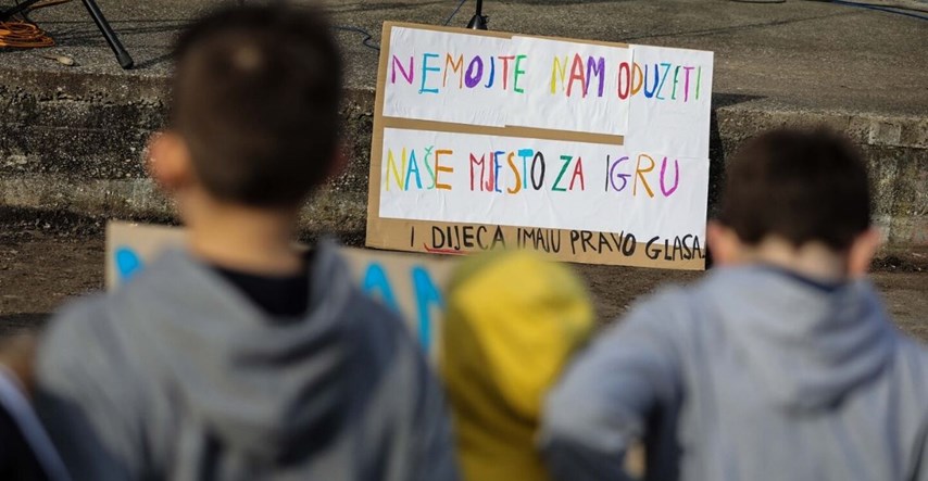 U zagrebačkoj Dubravi prosvjedovali protiv rušenja parka: Gnjevni smo i bijesni