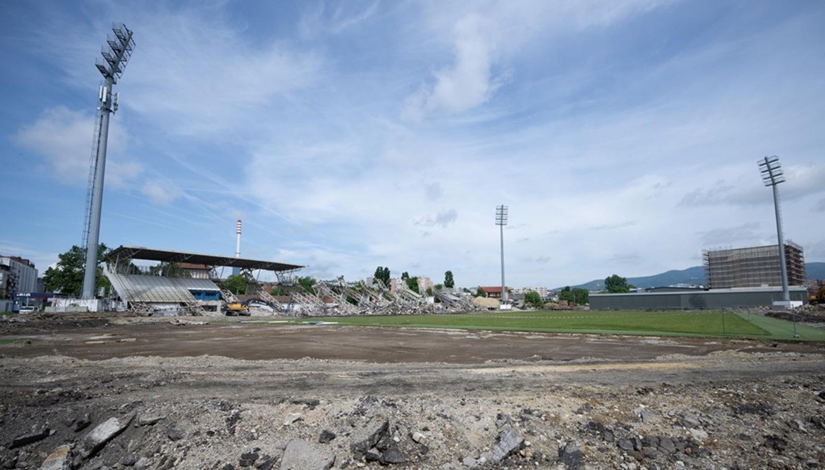 VIDEO Stadion u Kranjčevićevoj je gotovo u potpunosti srušen, uskoro se gradi novi