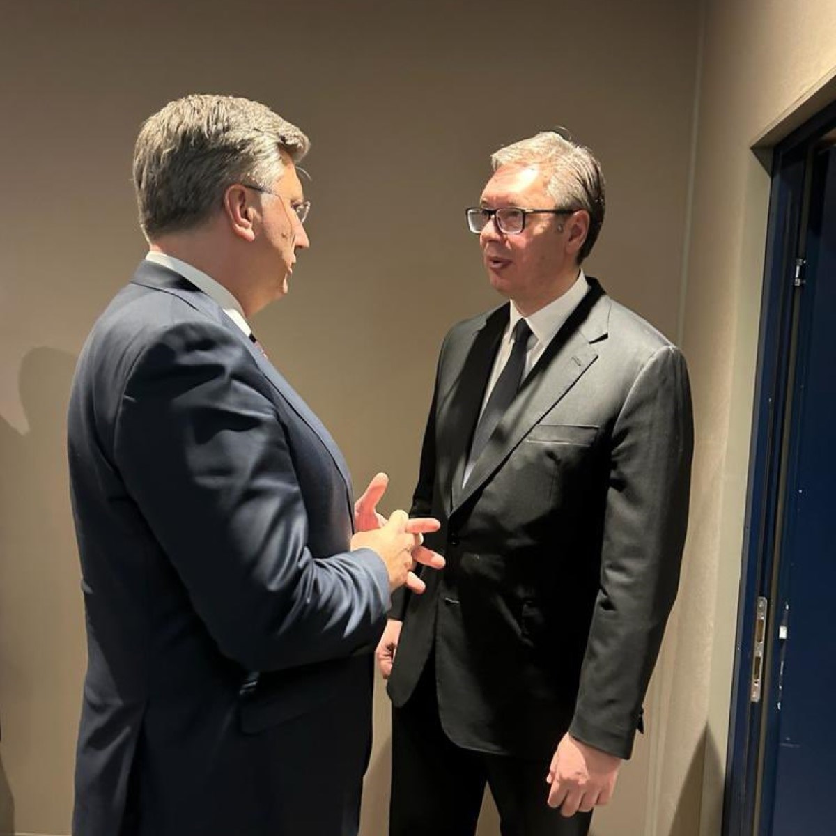 Plenković u Davosu razgovarao s Vučićem i Kurtijem