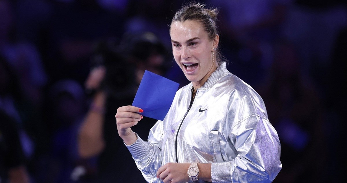 Sabalenka se hladila čekom na 5 milijuna dolara. Scena je viralna