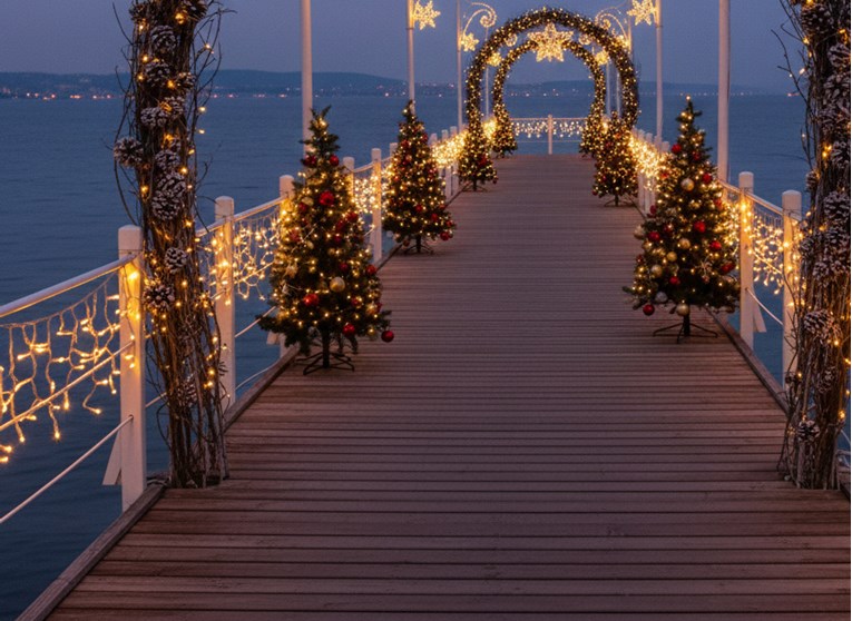 Dva tinejdžera i 30-godišnjak uništavali adventske ukrase u Pagu