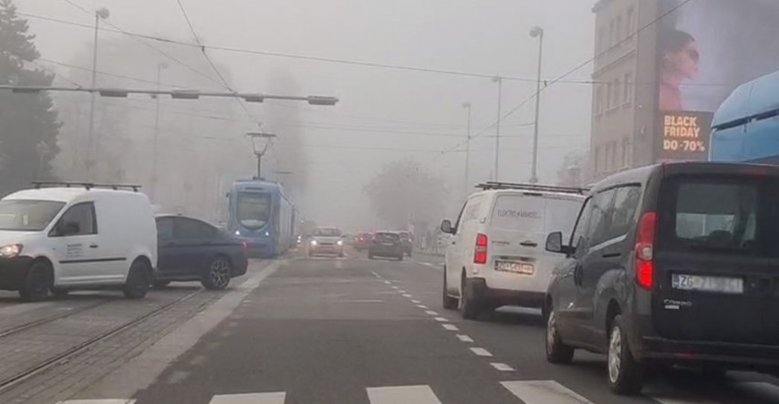 VIDEO Vozili smo se zagrebačkim ulicama, magla je