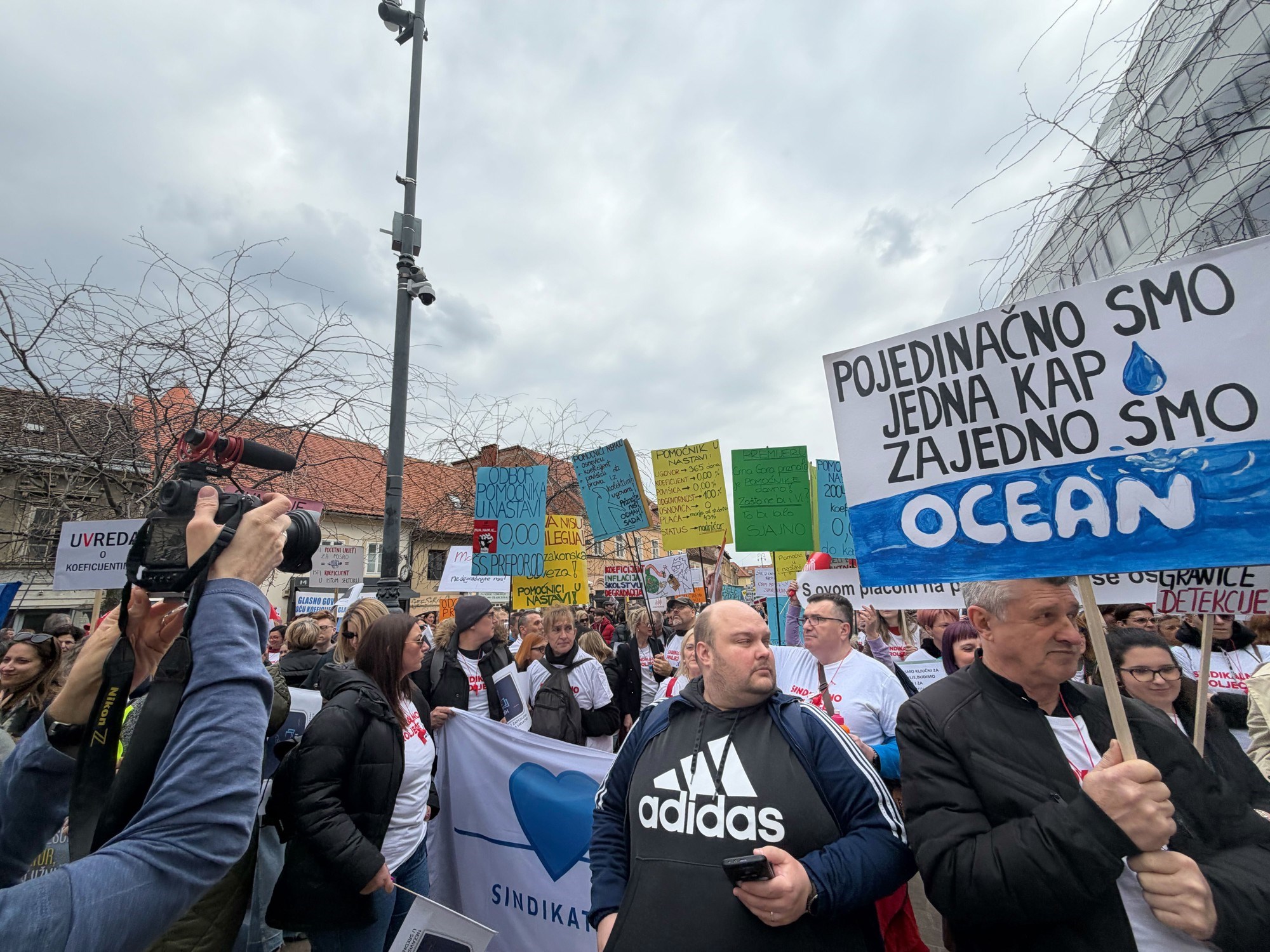 UŽIVO Pratite sindikalni prosvjed u Zagrebu