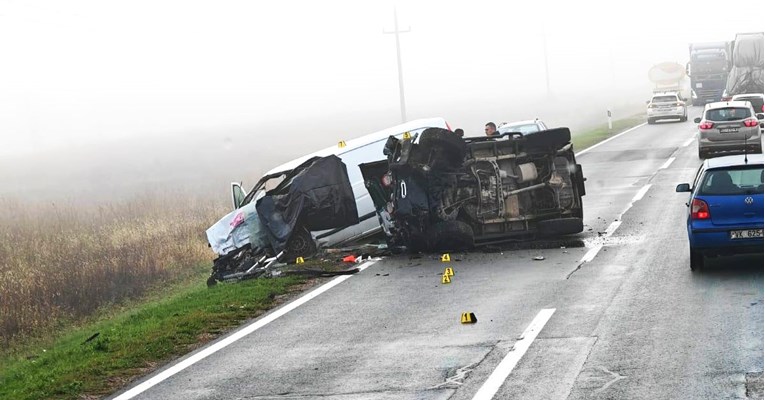 FOTO Prve fotografije s mjesta nesreće, Banožićev auto okrenut na bok