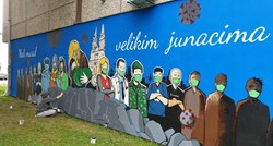 Mali mural velikim junacima: U Zagrebu osvanuo mural s prekrasnom porukom