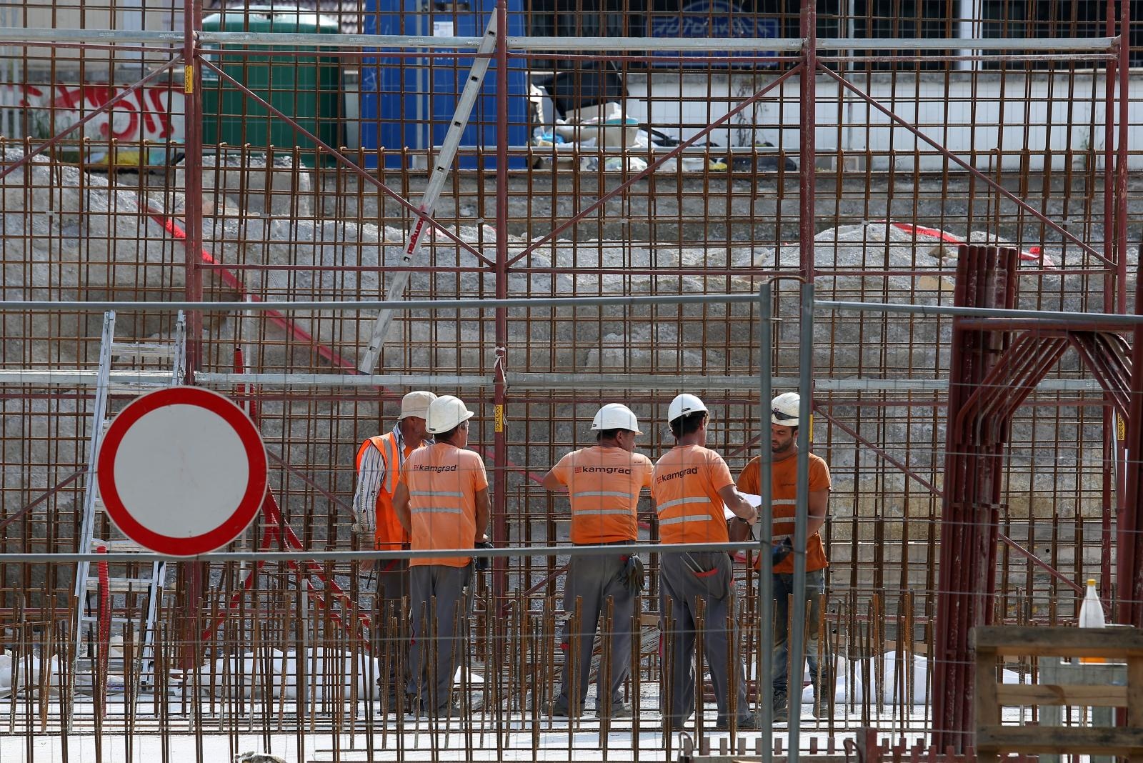 Obujam građevinskih radova u lipnju je bio 4,6 posto veći nego lani