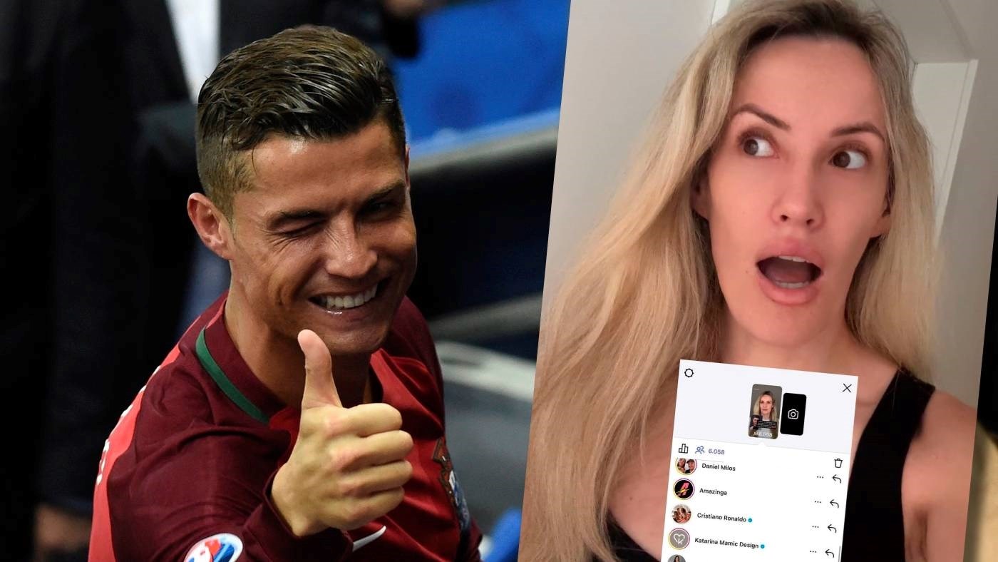 Cristiano Ronaldo pogledao profil hrvatske vizažistice, razlog je bio jedan video