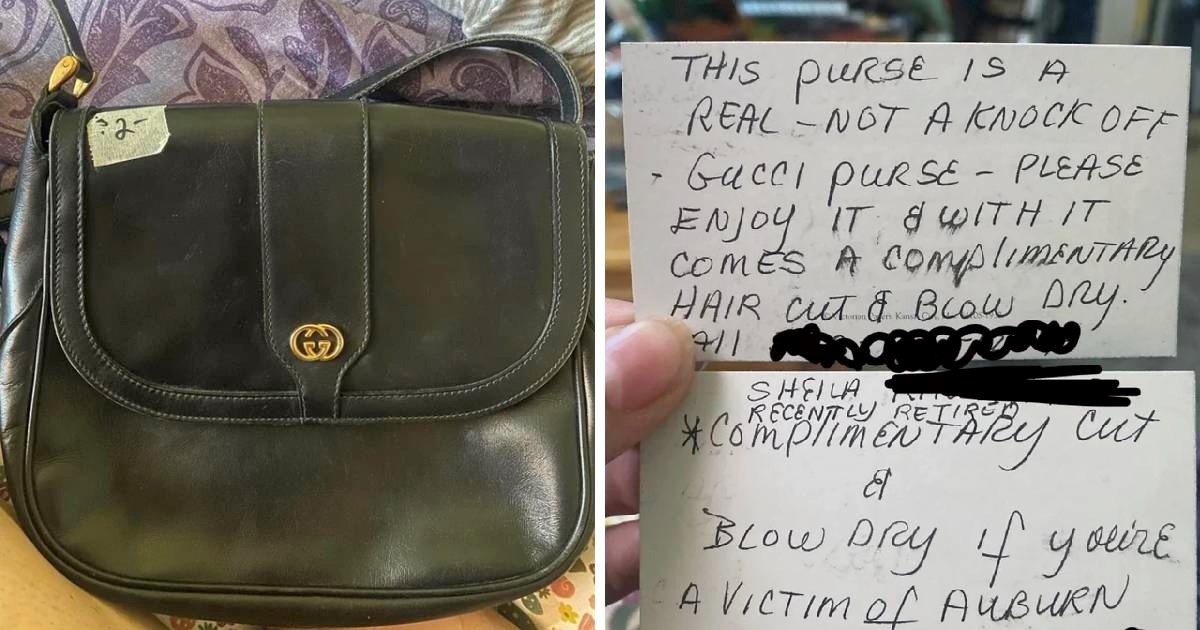 Kupila Gucci torbu za 1 euro i unutra pronašla poruku koja ju je ostavila bez riječi