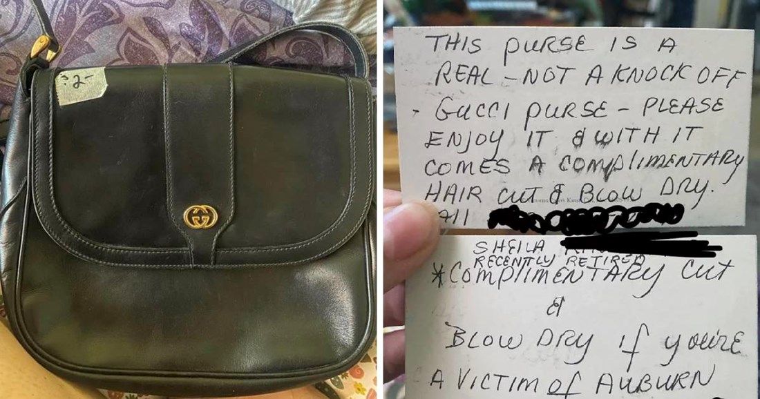 Kupila Gucci torbu za 1 euro i unutra pronašla poruku koja ju je ostavila bez riječi