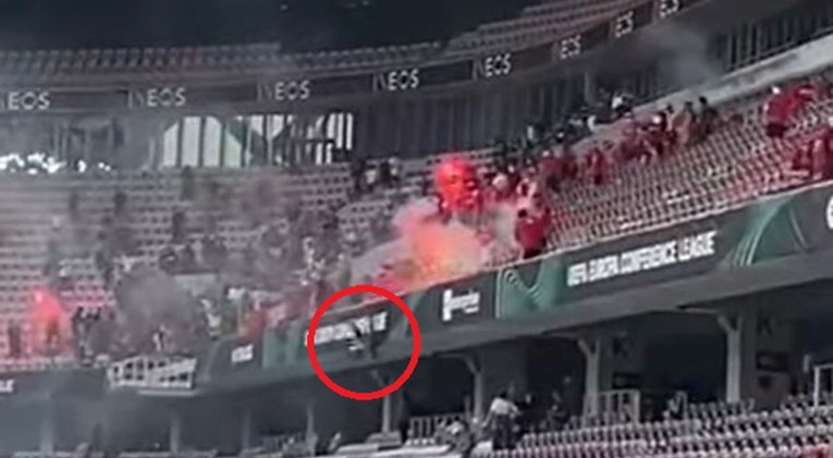 VIDEO U neredima na utakmici Nice i Kölna navijač PSG-a pao s pet metara