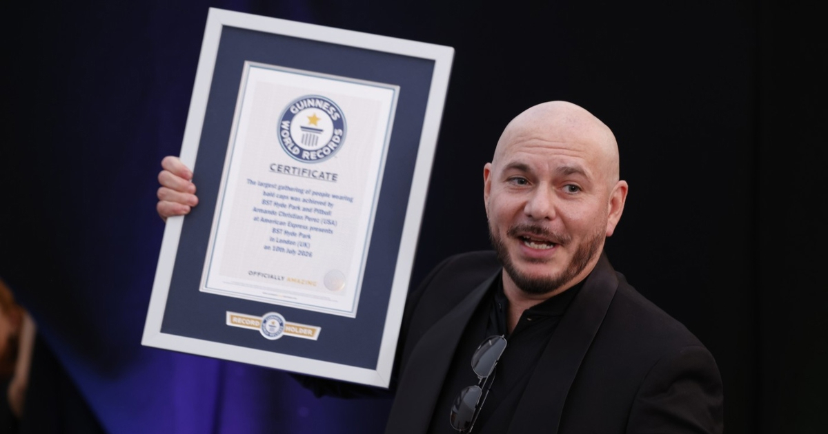 Pitbull okupio rekordnu vojsku "ćelavaca" u Londonu, oborio je i svjetski rekord