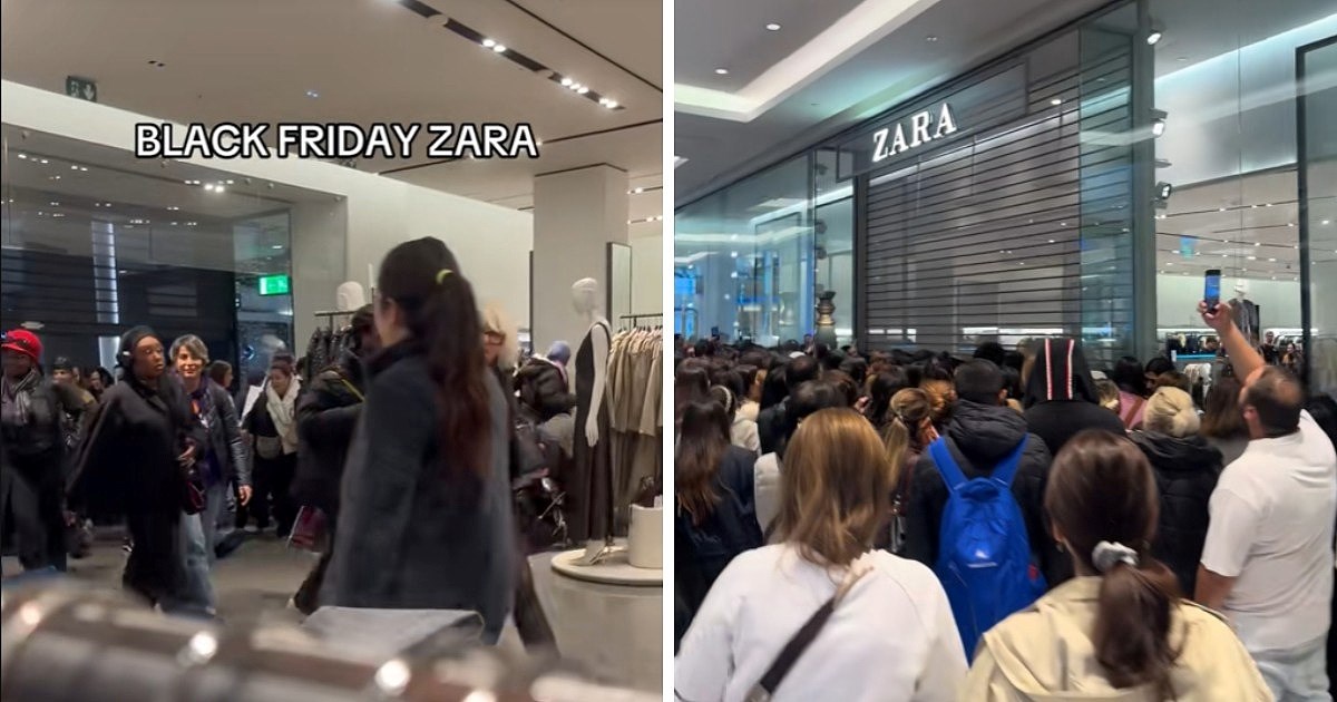 Nevjerojatne gužve u Zari za Black Friday. Pogledajte snimke